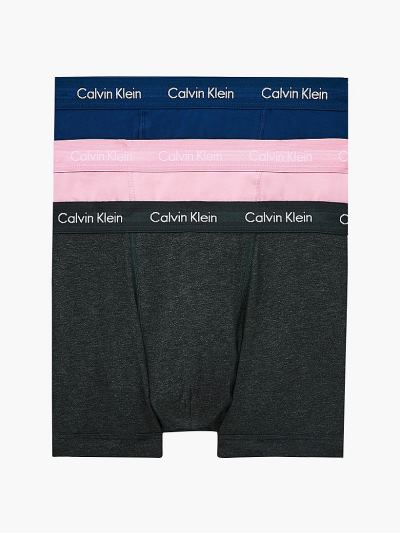 Calvin Klein Underwear HU343807 | Calvin Klein Cotton Stretch Férfi Alsónadrág Kék / Rózsaszín / Szü